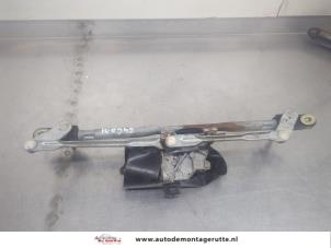 O196386 Gebruikte ruitenwismotor+mechaniek Fiat Panda