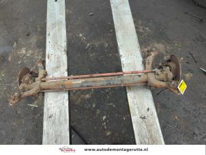 O202878 Gebruikte achteras voorwielaandrijving Peugeot 206