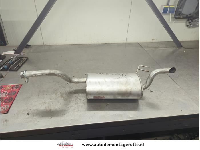 Gebruikte Uitlaat Einddemper Fiat Punto O203012