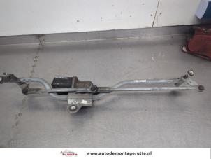 O205123 Gebruikte ruitenwismotor+mechaniek Volkswagen Transporter