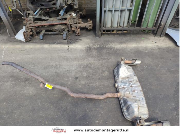 Gebruikte Uitlaat Einddemper Porsche Cayenne O205248