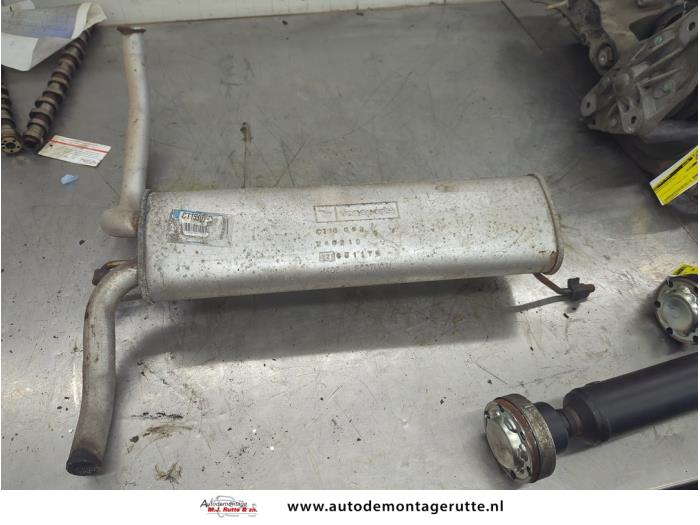 Gebruikte Uitlaat Einddemper Peugeot 107 O206033