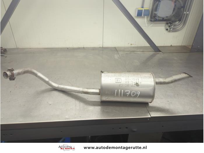Gebruikte Uitlaat Einddemper Volkswagen Fox O206063