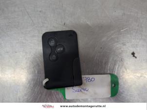 O206481 Gebruikte sleutelkaart Renault Megane Scenic