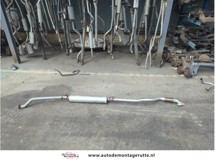 Gebruikte Uitlaat Middendemper Opel Astra O208973