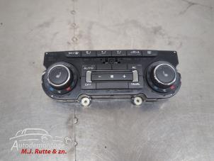 O210029 Gebruikte chaufage bedieningspaneel Skoda Superb