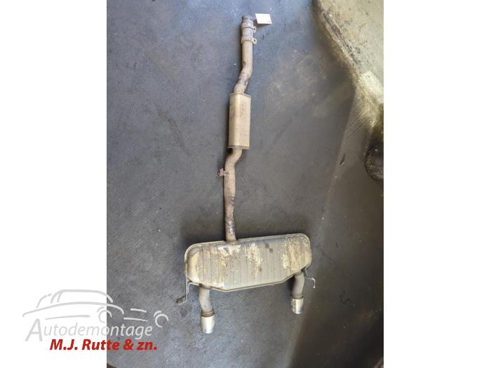 Gebruikte Uitlaat Midden+Einddemper Audi TT O210585