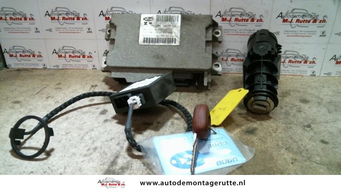 Gebruikte Set Cilindersloten (compleet) Fiat Seicento O82098