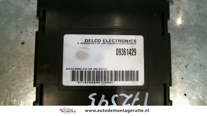 Computer Body Control van een Chevrolet Alero 2.4 16V SA,SB,SC 1999