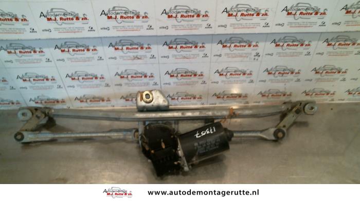 Gebruikte Ruitenwismotor+Mechaniek Audi A6 O118344
