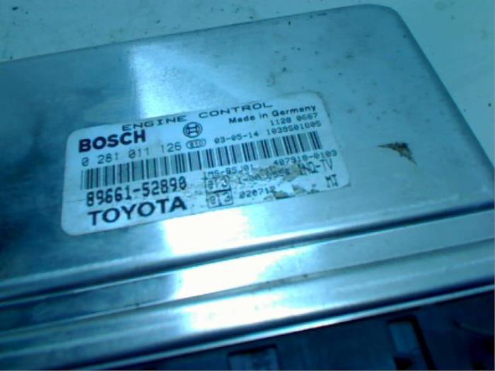 Gebruikte Computer Motormanagement Toyota Yaris (P1) 1.4 D-4D Prijs € 75,00 Margeregeling aangeboden door Boels Autodemontage