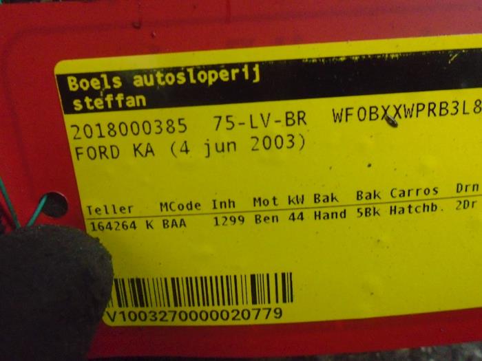 Gebruikte Radiateur Ford Ka I 1.3i Prijs € 35,00 Margeregeling aangeboden door Boels Autodemontage