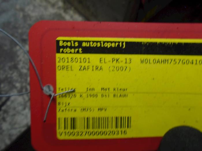 Gebruikte Intercooler Opel Zafira (M75) 1.9 CDTI 16V Prijs € 40,00 Margeregeling aangeboden door Boels Autodemontage