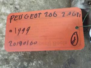 Gebruikte Startmotor Peugeot 206 (2A/C/H/J/S) 2.0 GT,GTI 16V Prijs € 35,00 Margeregeling aangeboden door Boels Autodemontage