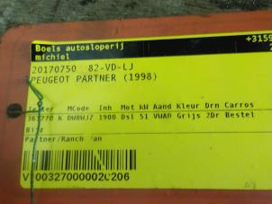 Gebruikte Startmotor Peugeot Partner 1.9 D Prijs € 40,00 Margeregeling aangeboden door Boels Autodemontage