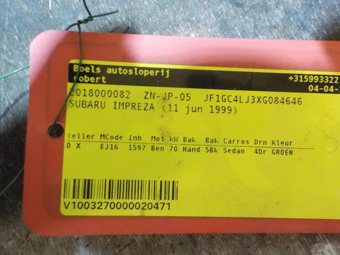 Gebruikte Alternator Subaru Impreza I (GC) 1.6i GL AWD 16V Prijs € 25,00 Margeregeling aangeboden door Boels Autodemontage