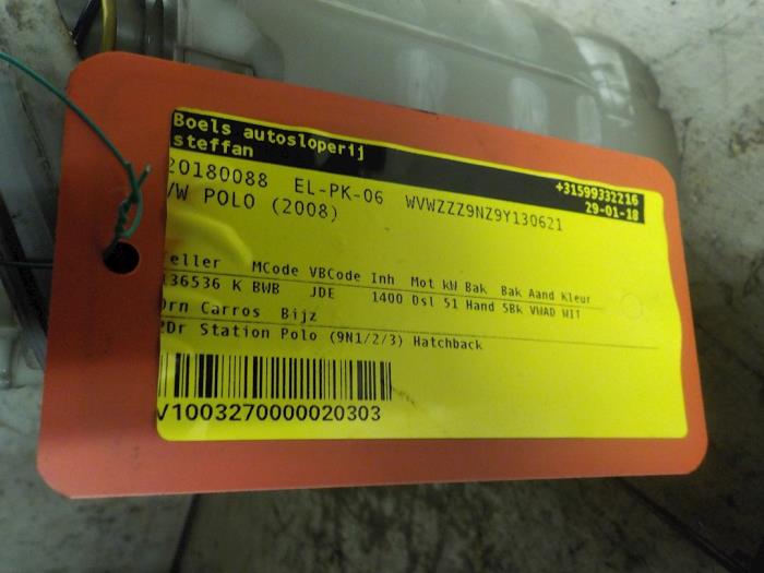 Gebruikte Tank element Pomp Volkswagen Polo IV (9N1/2/3) 1.4 TDI 70 Prijs € 35,00 Margeregeling aangeboden door Boels Autodemontage