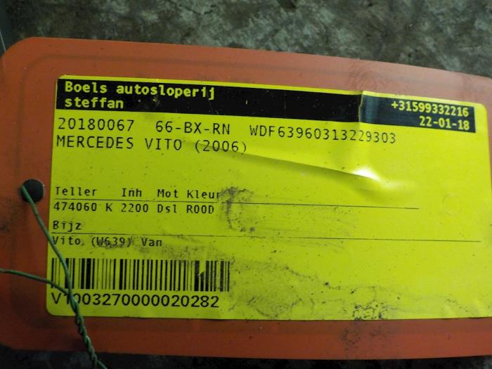 Gebruikte ABS Pomp Mercedes Vito (639.6) 2.2 111 CDI 16V Prijs € 75,00 Margeregeling aangeboden door Boels Autodemontage