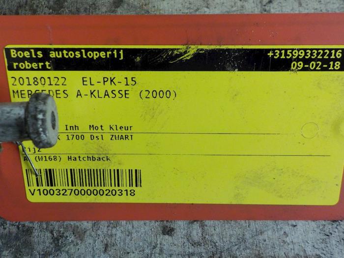 Gebruikte ABS Pomp Mercedes A (W168) 1.7 A-170 CDI 16V Prijs € 50,00 Margeregeling aangeboden door Boels Autodemontage