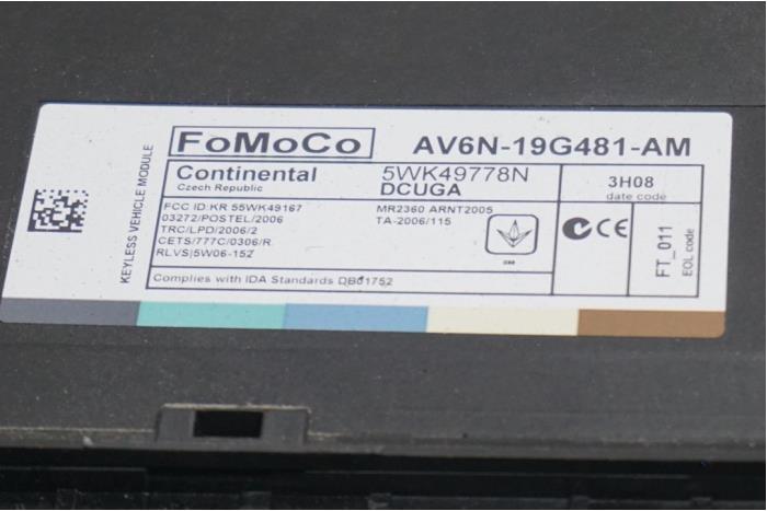 Computer Body Control van een Ford Focus 3 Wagon 1.6 TDCi ECOnetic 2013