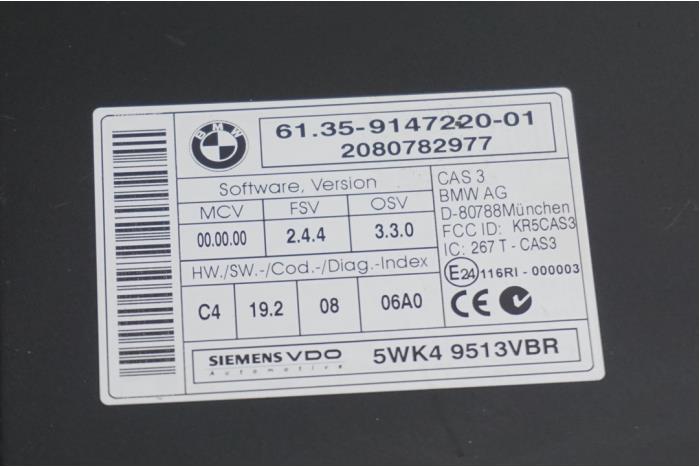 Computer Body Control van een BMW 1 serie (E81) 118i 16V 2008