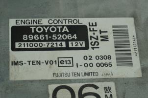 Computer Motormanagement van een Toyota Yaris (P1) 1.0 16V VVT-i 2000