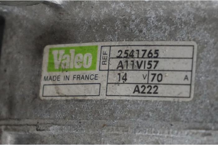 Dynamo van een Citroën BX diesel 19 D 1992