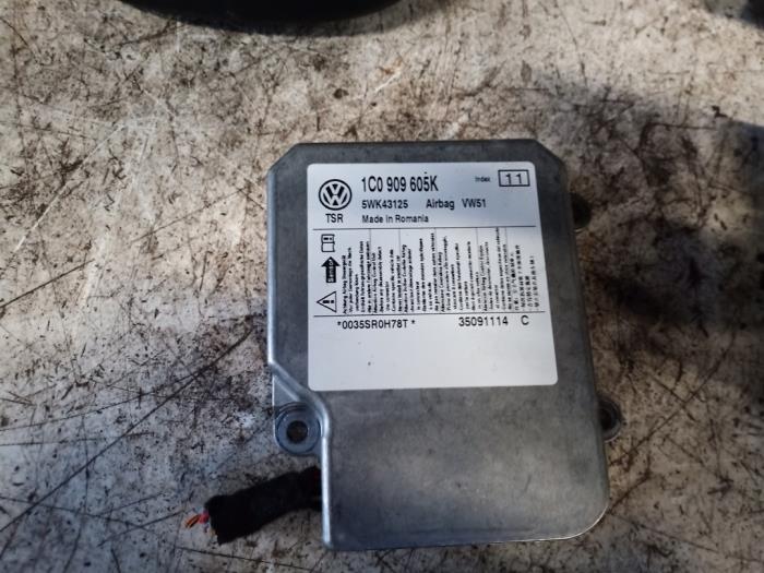 Airbag Set+Module van een Skoda Fabia II (5J) 1.2i 2009