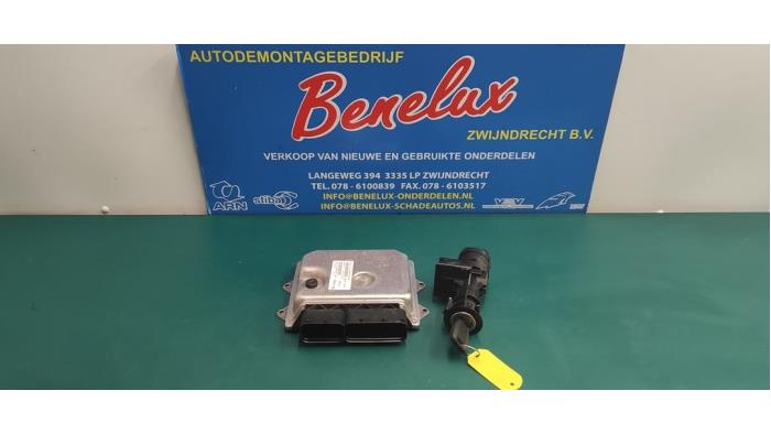 Kontaktslot + computer Fiat 500 (312), 2007 0.9 TwinAir 60, Hatchback, Benzine, 875cc, 44kW (60pk), FWD, 312A6000, 2013-12, 312AXP (Gebruikt)