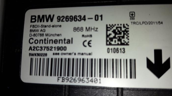 Alarm module van een BMW 3 serie Touring (F31) 318d 2.0 16V 2013