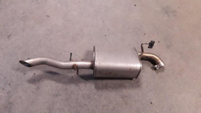 Uitlaat Einddemper van een Fiat Tipo (356H/357H) 1.6 JTD Multijet II 16V 2018