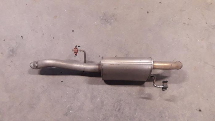 Uitlaat Einddemper van een Fiat Tipo (356H/357H) 1.6 JTD Multijet II 16V 2018