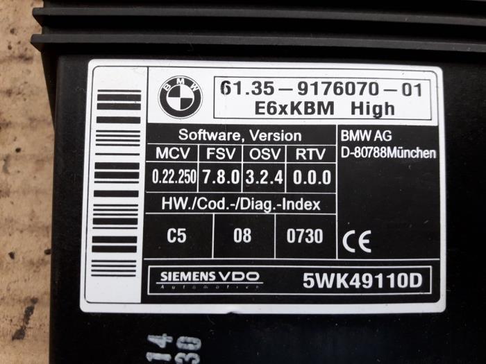 Module Bodycontrol van een BMW 5 serie Touring (E61) 525d 24V 2006