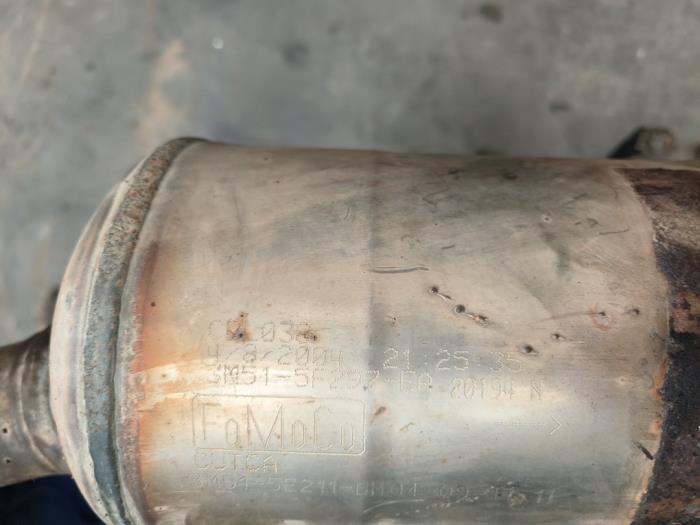 Katalysator van een Ford Focus C-Max 1.6 TDCi 16V 2004