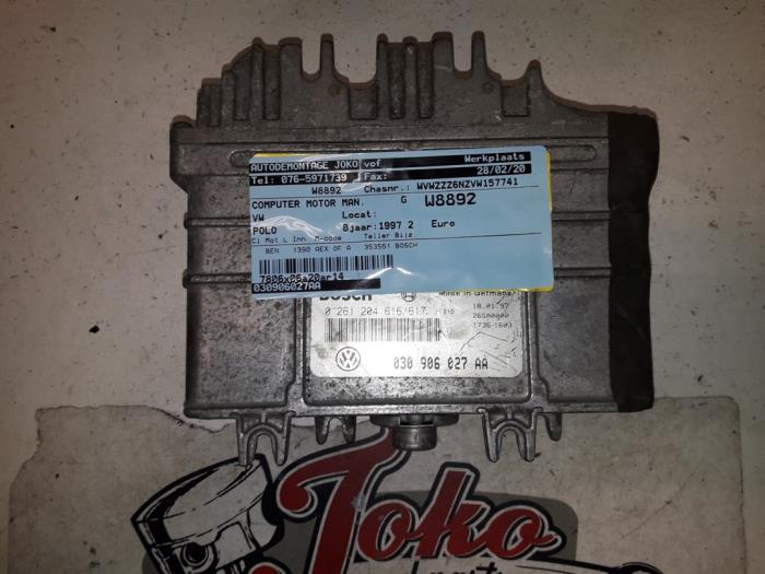 Gebruikte Computer Motormanagement Volkswagen Polo III (6N1) 1.4i 60 Prijs op aanvraag aangeboden door Autodemontage Joko B.V.