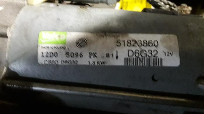 Gebruikte Startmotor Fiat Punto Evo (199) 1.3 JTD Multijet Start&Stop 16V Euro 4 Prijs op aanvraag aangeboden door Autodemontage Joko B.V.