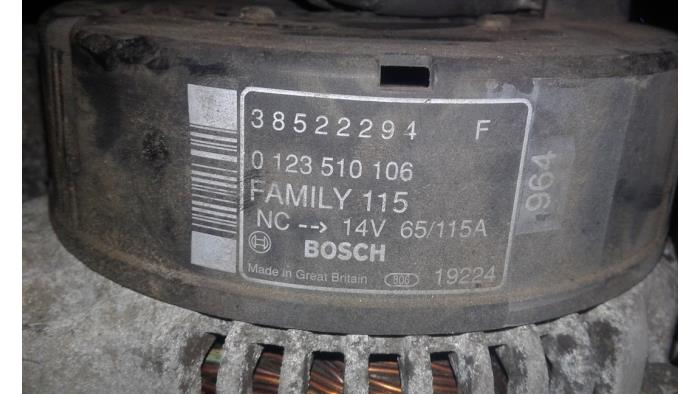 Gebruikte Alternator Dodge Mini Ram Van 2.5 TD Prijs op aanvraag aangeboden door Autodemontage Joko B.V.