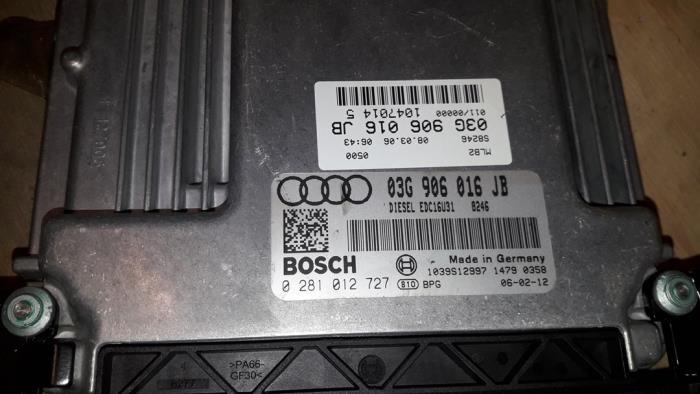 Gebruikte Computer Motormanagement Audi A4 Avant (B7) 2.0 TDI 16V Prijs op aanvraag aangeboden door Autodemontage Joko B.V.