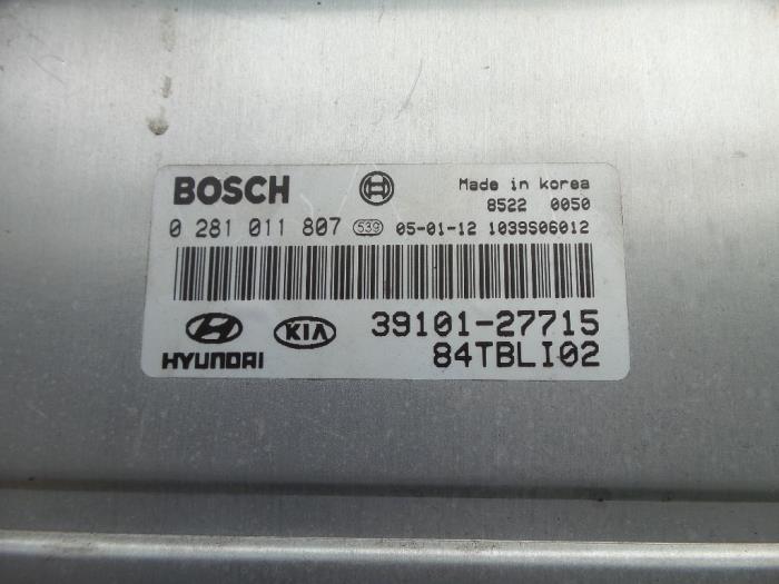 Gebruikte Computer Motormanagement Hyundai Getz 1.5 CRDi 12V Prijs op aanvraag aangeboden door Autodemontage Joko B.V.