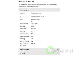 Gebruikte Versnellingsbak Seat Ibiza IV (6J5) 1.2 TDI Ecomotive Prijs € 150,00 Margeregeling aangeboden door Autodemontagebedrijf De Mars