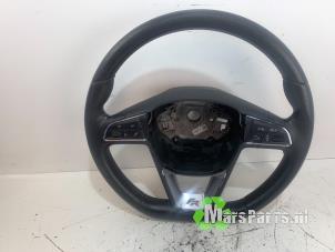 Gebruikte Stuurwiel Seat Leon (5FB) 1.4 TSI 16V Prijs € 150,00 Margeregeling aangeboden door Autodemontagebedrijf De Mars