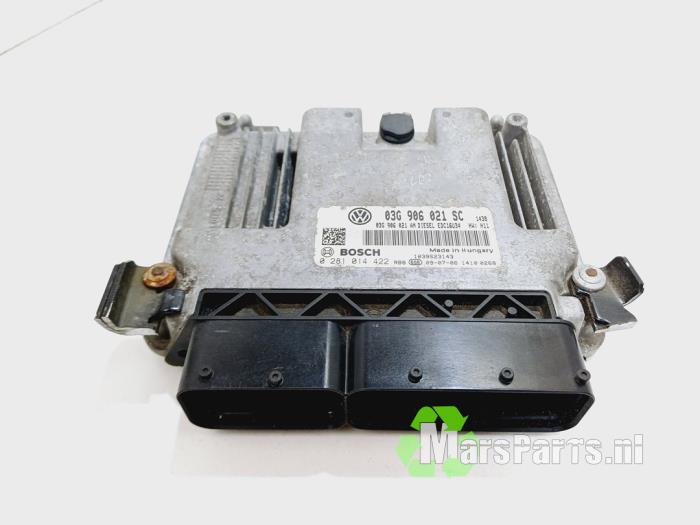 Gebruikte Computer Motormanagement Seat Leon (1P1) 1.9 TDI 105 Prijs € 135,00 Margeregeling aangeboden door Autodemontagebedrijf De Mars