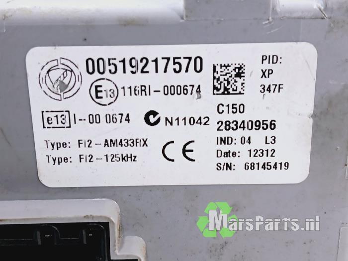 Computer Body Control van een Opel Combo 1.3 CDTI 16V ecoFlex 2012