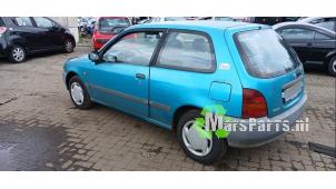 Gebruikte Achteras voorwielaandrijving Toyota Starlet (EP9) 1.3,XLi,GLi 16V Prijs € 100,00 Margeregeling aangeboden door Autodemontagebedrijf De Mars