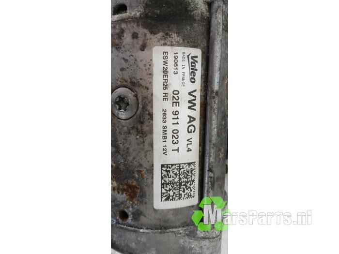 Gebruikte Startmotor Volkswagen Golf VII (AUA) 2.0 TDI 16V Prijs € 35,00 Margeregeling aangeboden door Autodemontagebedrijf De Mars