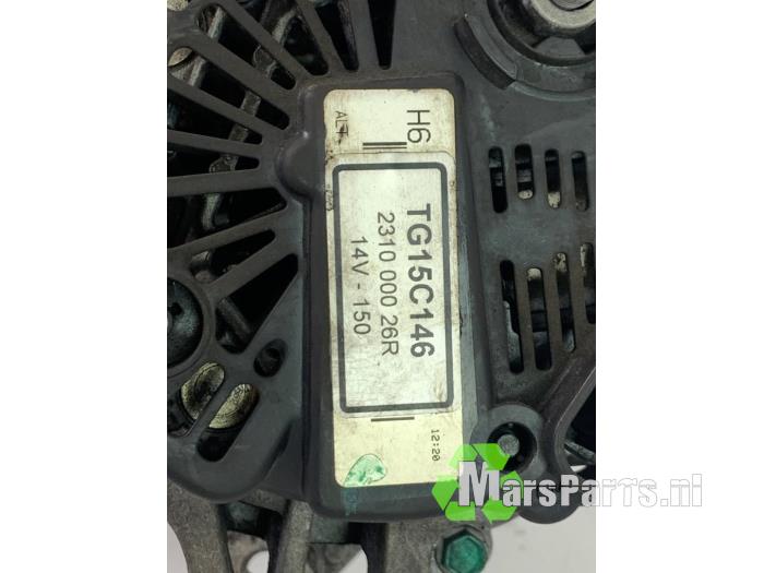 Dynamo van een Mercedes-Benz Citan (415.6) 1.5 108 CDI 2015