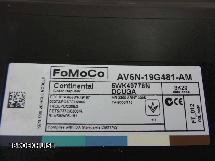 BCM van een Ford C-Max (DXA) 1.6 SCTi 16V 2014