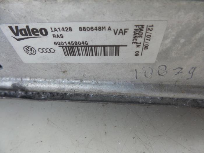 Intercooler van een Skoda Fabia II Combi 1.4 TDI 80 2008