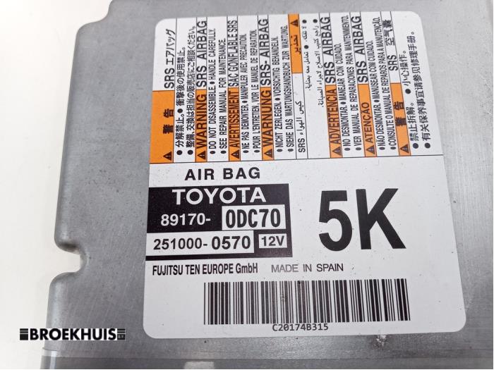 Airbag Set+Module Toyota Yaris III 1.5 16V Hybrid 891700DC70