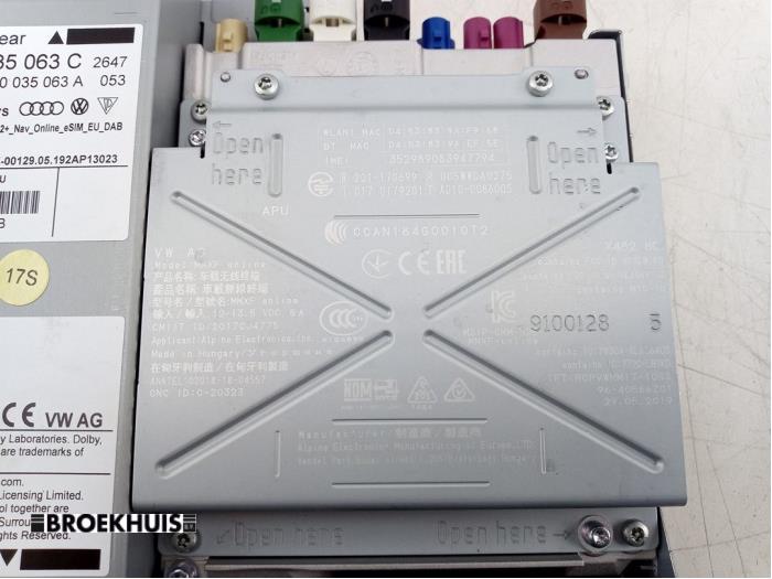 Central electronic module van een Audi e-tron (GEN) 55 quattro 2019